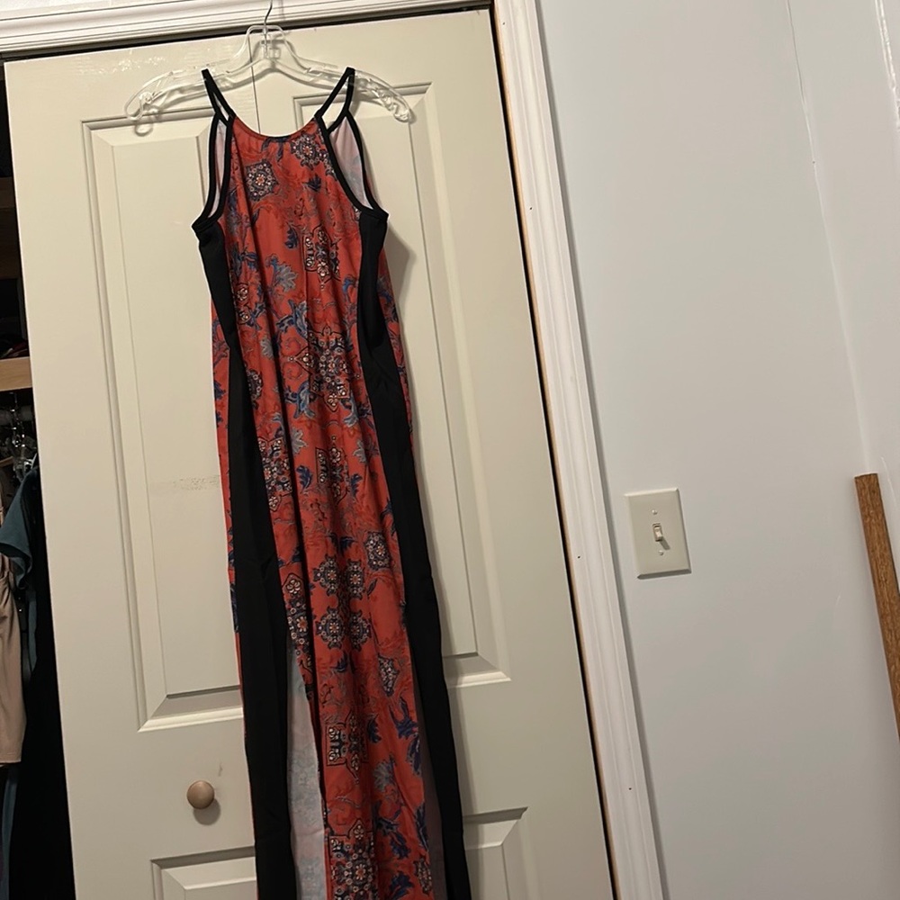PINK STITCH GOWN  LIKE NEW